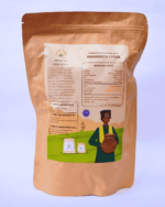 The Deep Soil Amaranth Flour Chaulai Ka Atta package back view with nutritional facts on white background